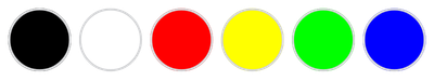 6-color e-ink: black, white, red, yellow, green and blue
